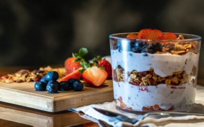 Colourful Roasted Flax Parfait